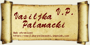 Vasiljka Palanački vizit kartica